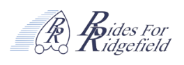 Rides for Ridgefield logo